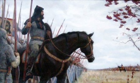Мужчина силен верой.