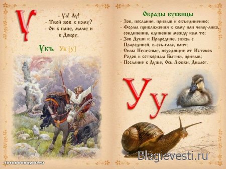 Азбука - Печатная книга - Современная и Древнеславянская Буквица.