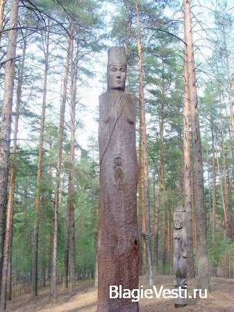 Деревянные скульптуры славян.